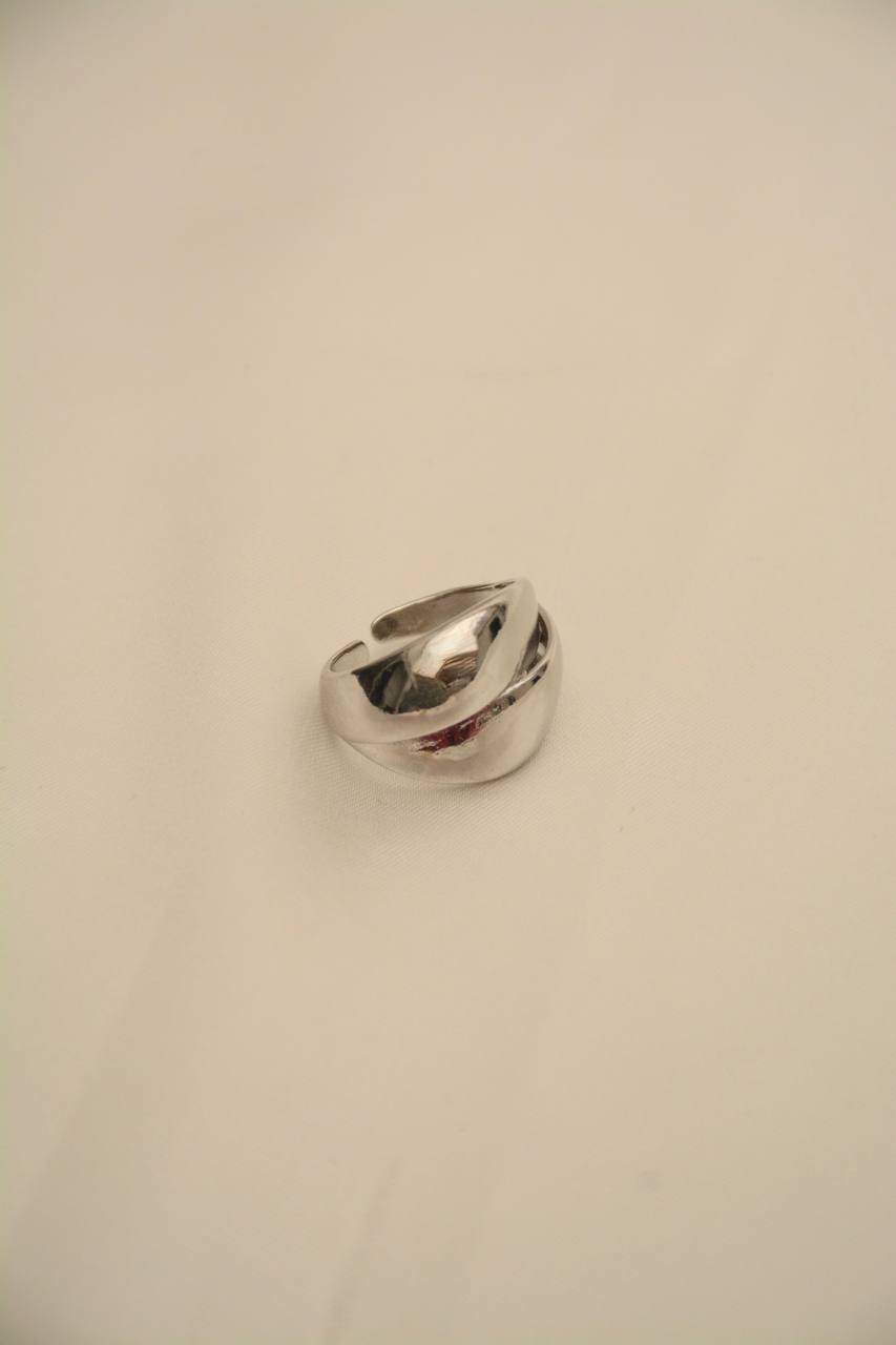 ANILLO ANCHO DOBLE PLT Y DOR