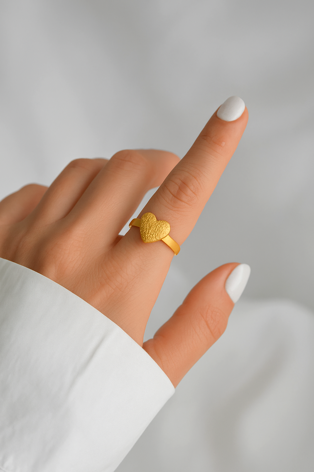 ANILLO CORAZÓN TEXTURA