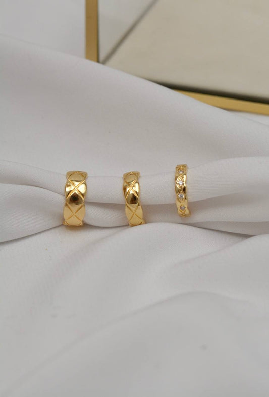 SET EARCUFF LINEAS DOR