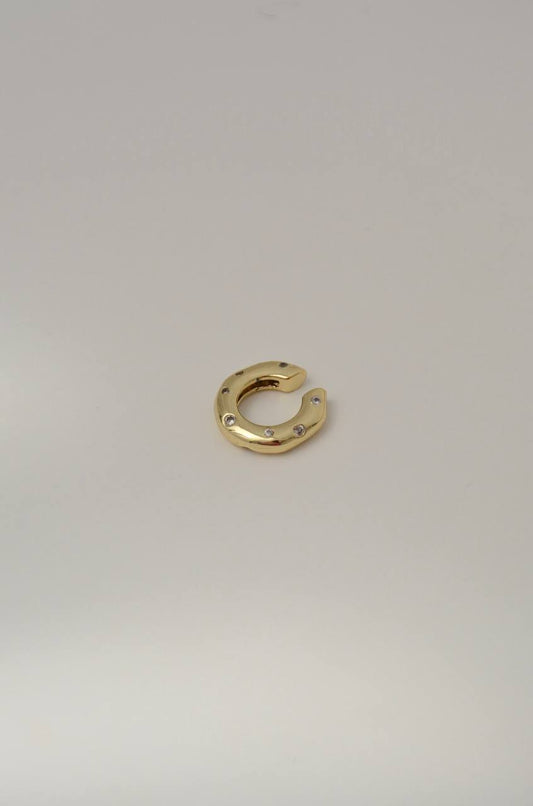 EARCUFF LISO CON CIRCONES