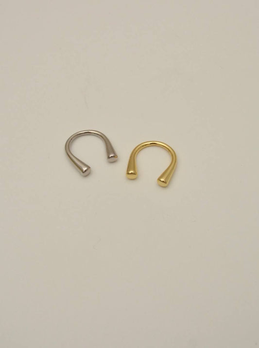ANILLO ABIERTO AL FRENTE PLT Y DOR