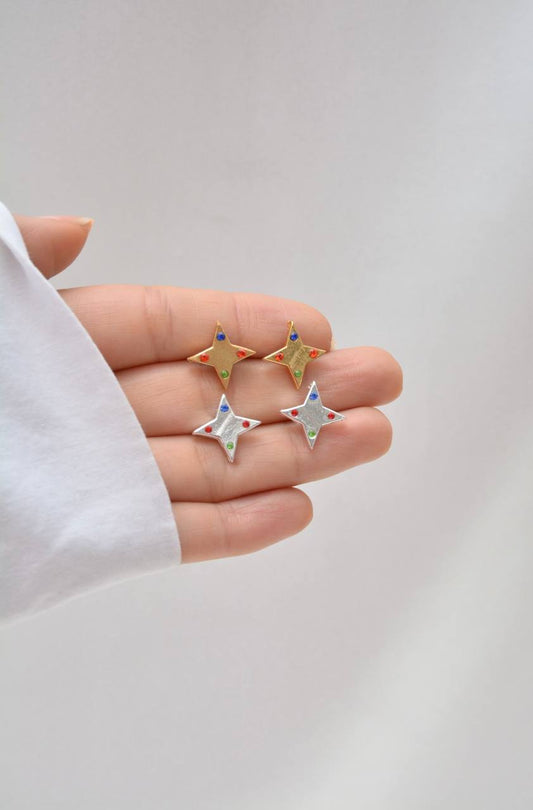 TOPO ESTRELLA PUNTAS PLATA