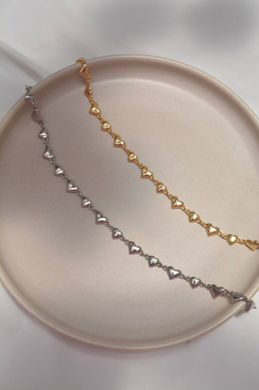 CADENA CORAZONES COMBINADOS SEGUIDOR PLT