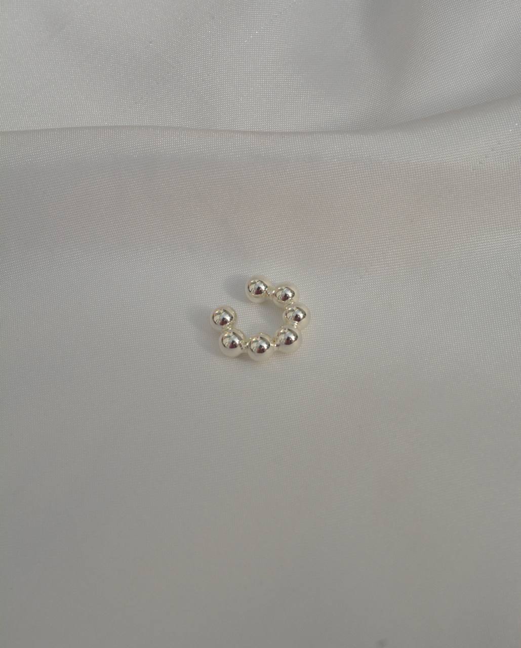 EARCUFF BAÑO PLATA