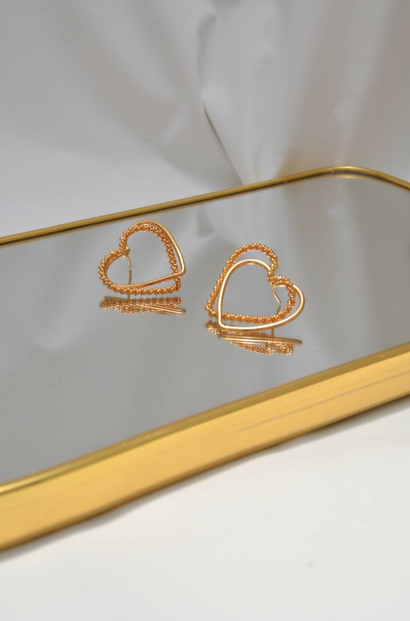 CORAZÓN DOBLE TRENZA Y LISO