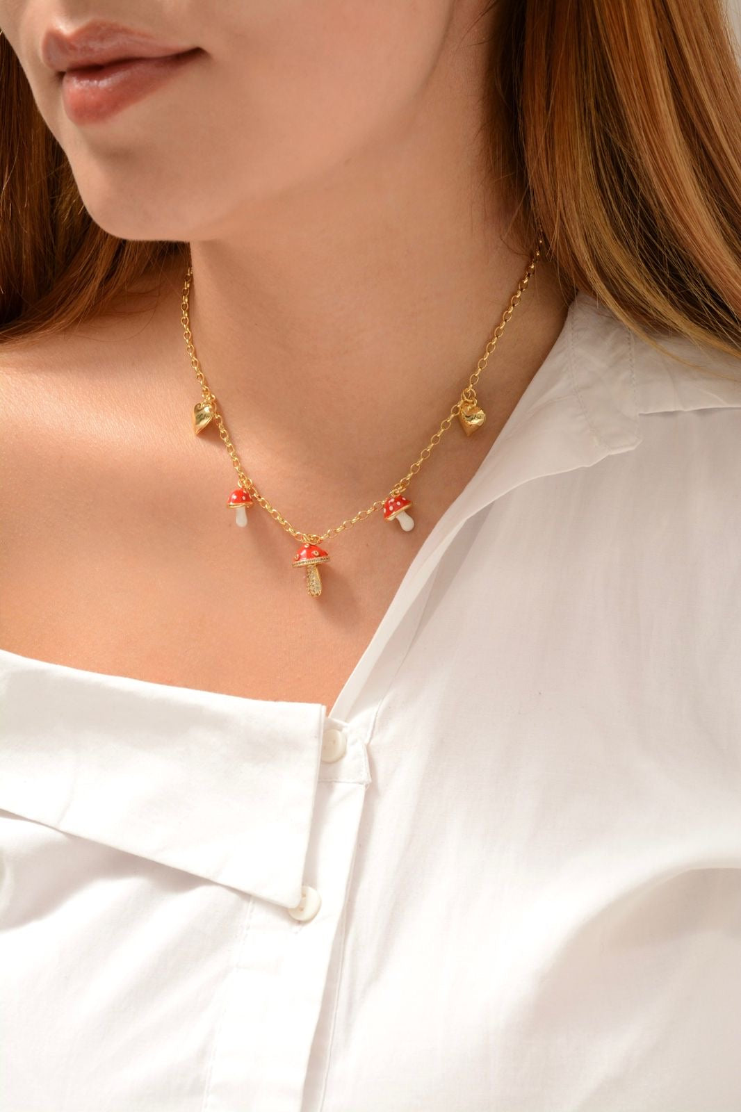CADENA HONGOS Y CORAZONES