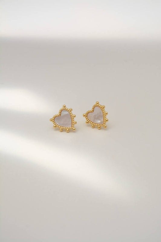TOPO CORAZÓN PIEDRA BLANCA