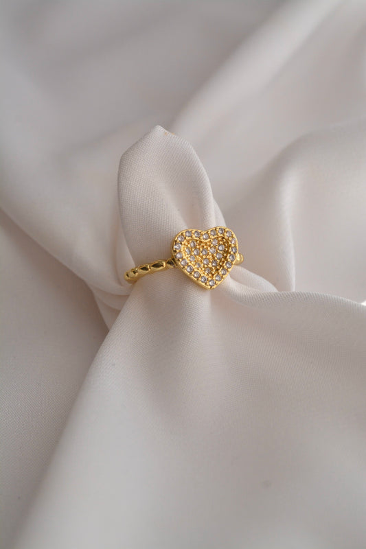 ANILLO CORAZON GRANDE Y OVALOS *